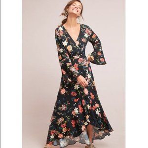 Farm Rio Summer Flower Wrap Dress